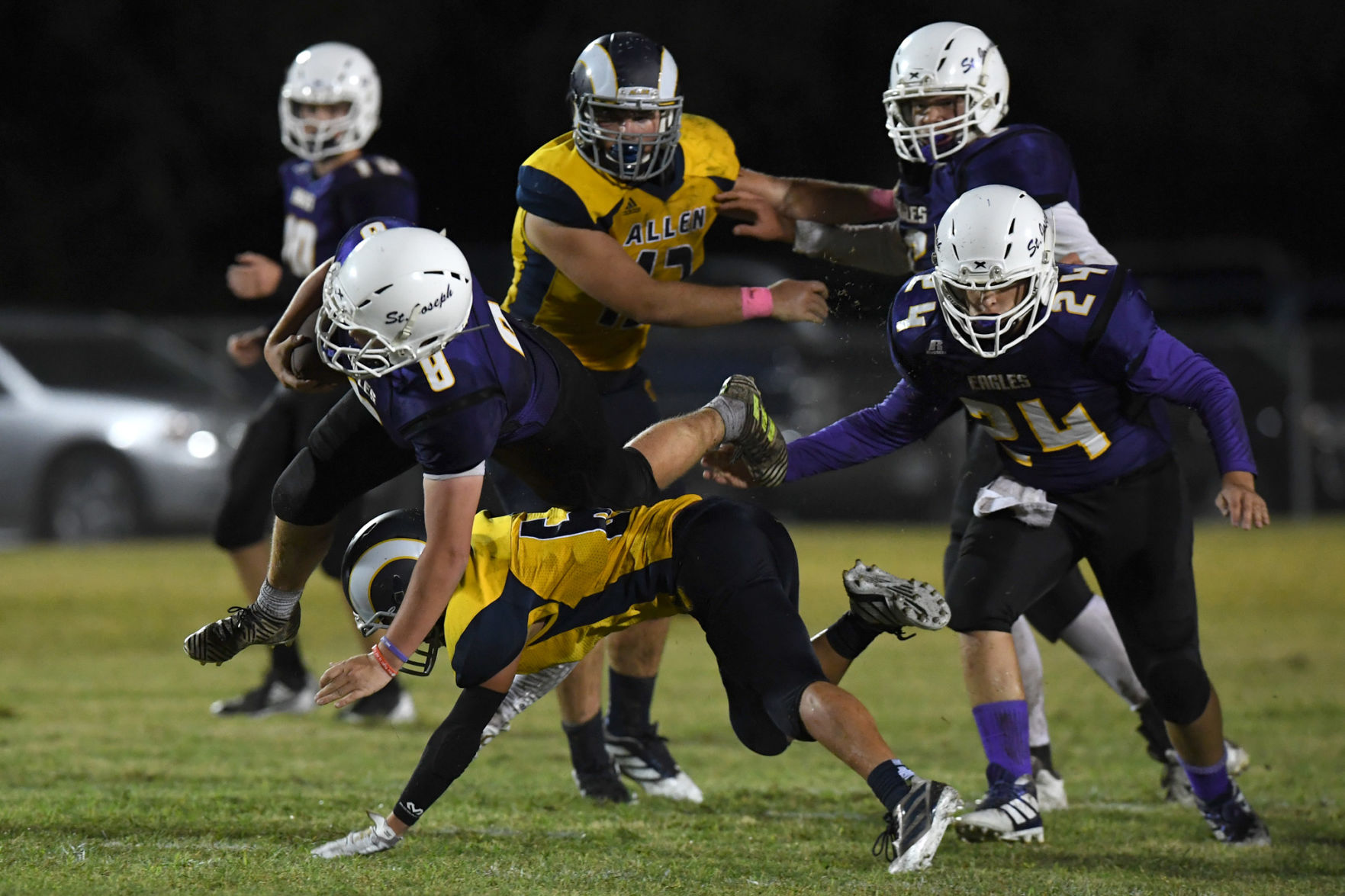 St Joseph football vs. Allen Academy